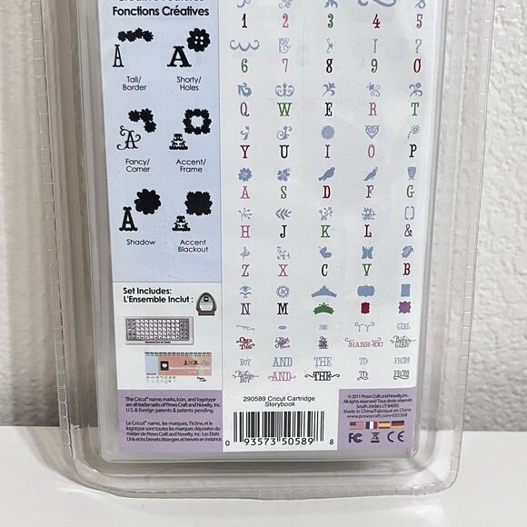 Cricut Shapes Cartridge Storybook New Sealed 290589 - Picture 7 of 9